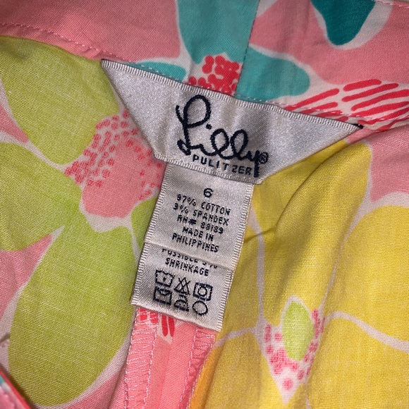 Lilly Pulitzer Cropped Pants Parrots Parrot-ise - Picture 2 of 4
